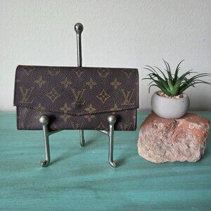 Vintage Louis Vuitton monogram envelope long wallet